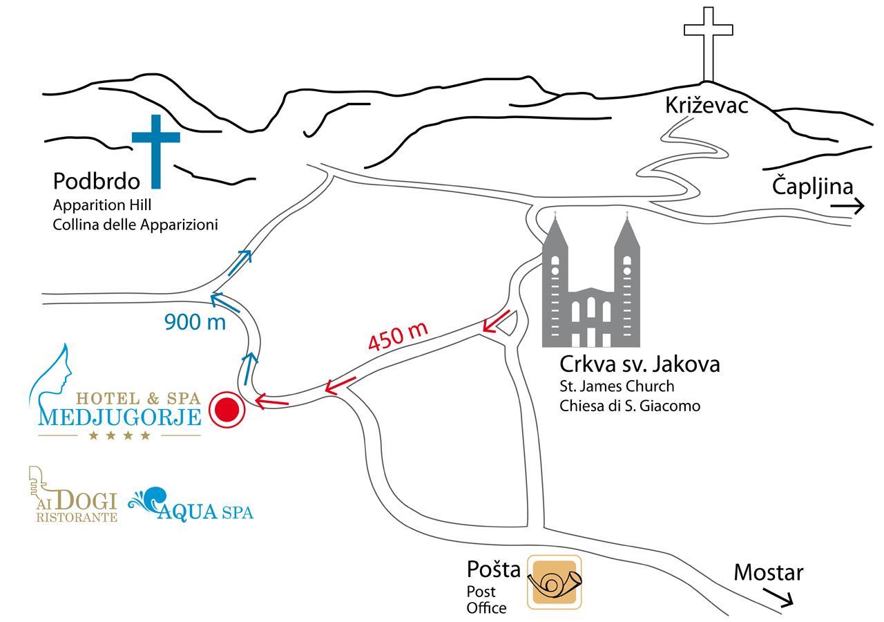 默主歌耶酒店及Spa Međugorje 外观 照片